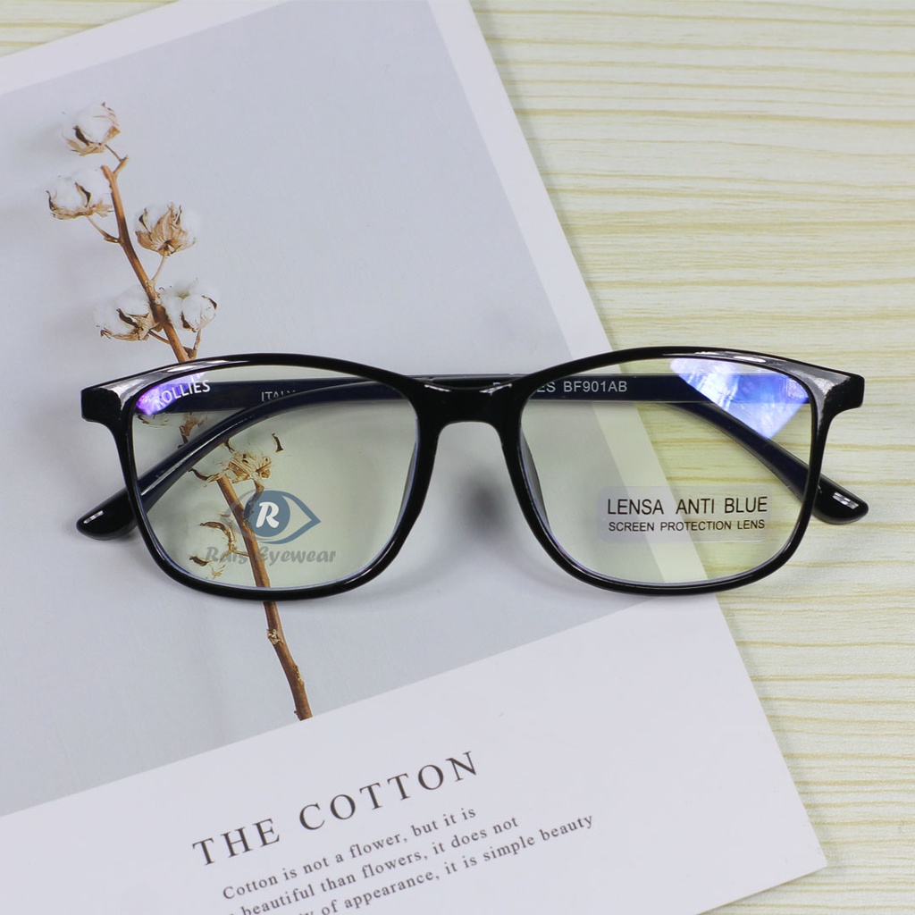 Kacamata Anti Radiasi Pria dan Wanita Frame Kotak