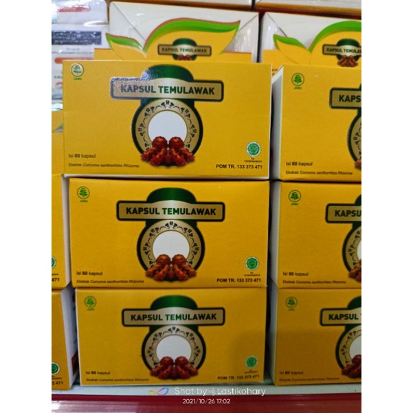 KAPSUL TEMULAWAK ((( ASLI ))) Menurunkan SGPT SGOT