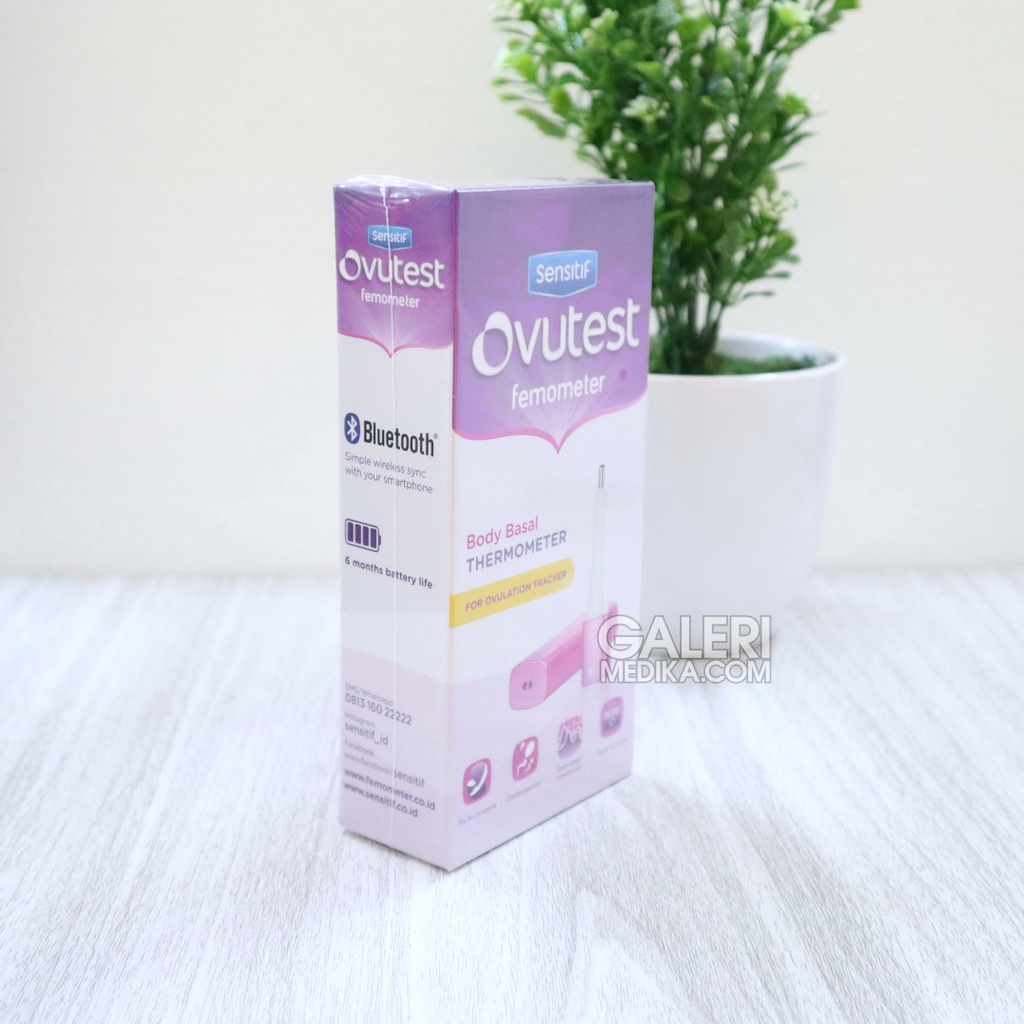 Alat Uji Masa Subur Digital Ovutest Femometer - Dengan Koneksi Bluetooth