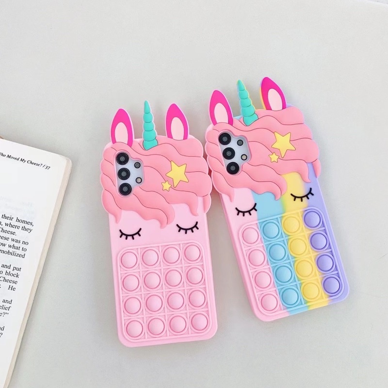 UNICORN POP IT UP CASE IPHONE 13 13 Pro 6 7 8 PLUS 11 11pro 11promax 12mini 12pro 12promax PRO MAX Samsung A50 A70 A21s A22 M22 A32 M32