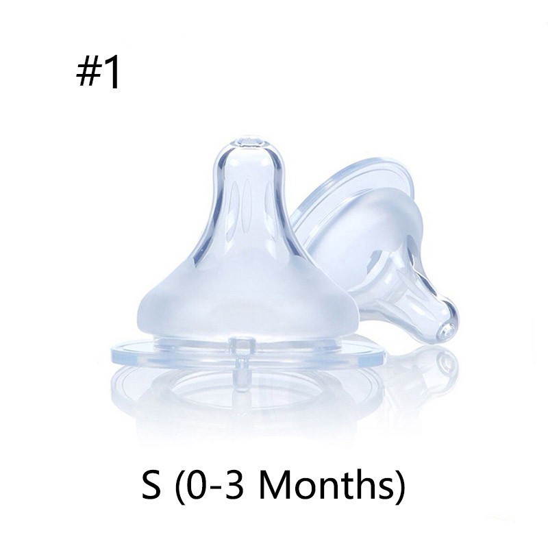 PIGEON Dot Bayi Botol Susu Nipple Peristaltic Leher lebar/ empeng bayi Wide Neck-S (0-3 Bulan)-2PCS