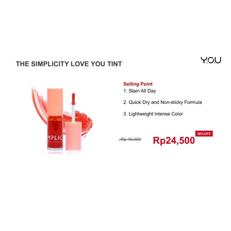 Liptint Simplycity YOU