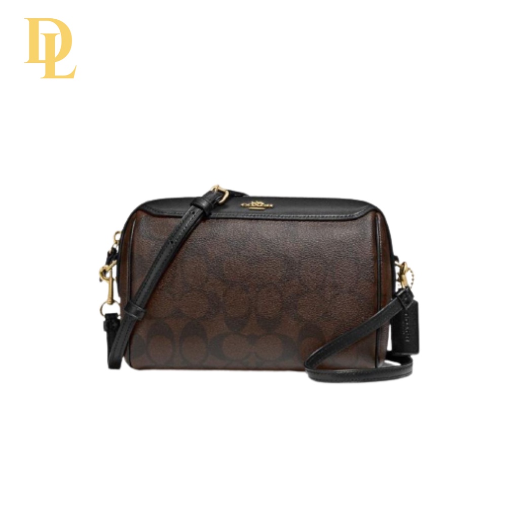Coach Bennett Crossbody In Signature Canvas -  Brown (F77879)