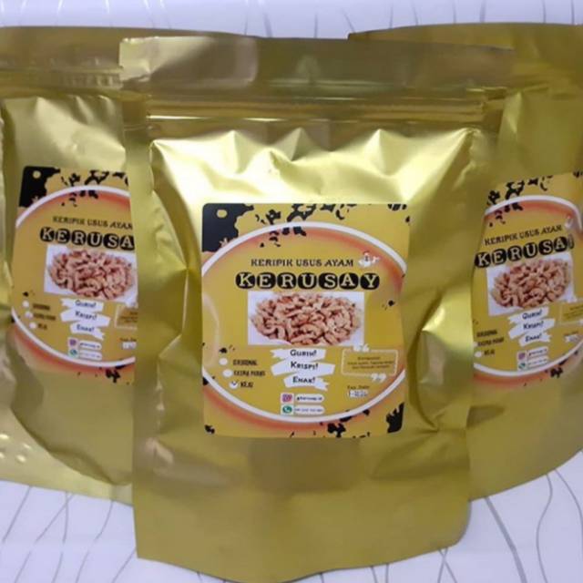 

Keripik Usus Ayam (Kerusay)
