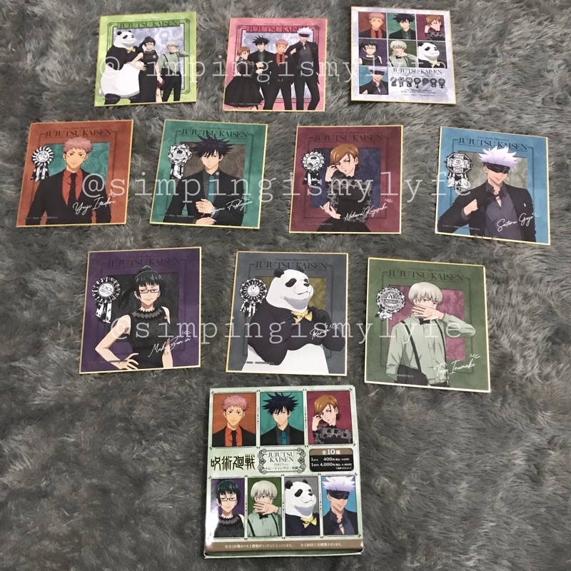 Pelunasan Sharing Shikishi JJK Party Ver (booked)