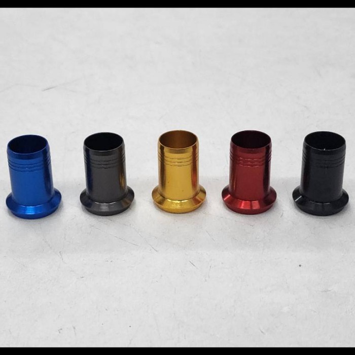 ALUMINUM LIP / LIPS TUBE REEL SEAT 16mm - 17mm - BLUE IN 11mm