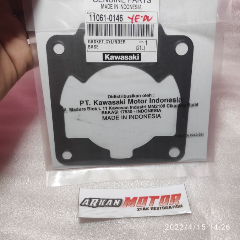 GASKET PACKING PAKING BLOK SEHER NINJA R RR NEW 2TAK ORIGINAL