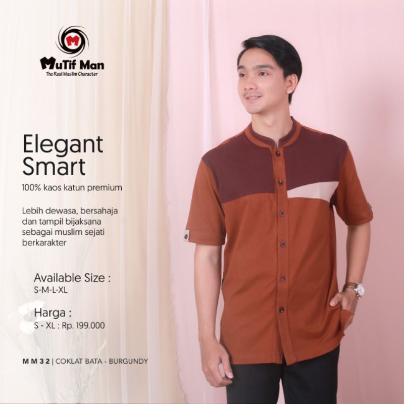 PROMOBAJU KOKO TERBARU PRIA ELEGANT SMART MM32|BY MUTIF MAN ORIGINAL