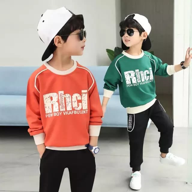 Tokomilkan - Sweater Anak Laki Laki RHCI Sweater / Sweater Anak Laki - laki 1 - 6 Tahun bahan fleece