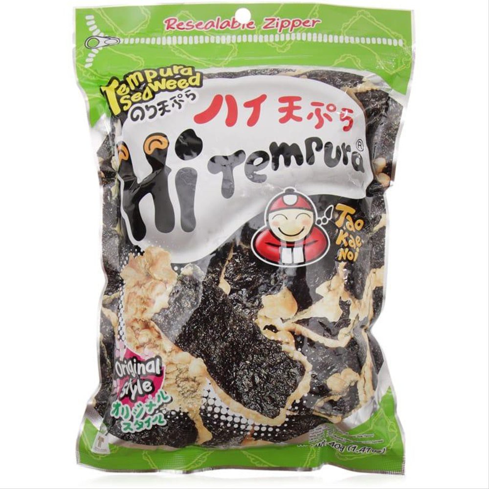 

Rumput laut Tao Kae Noi Crispy Seaweed Tempura Org 40 gr