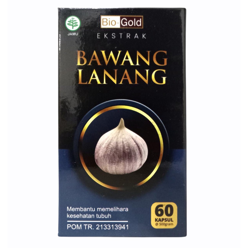 Kapsul Bawang Lanang Bio Gold Garlic Tunggal Isi 60kps