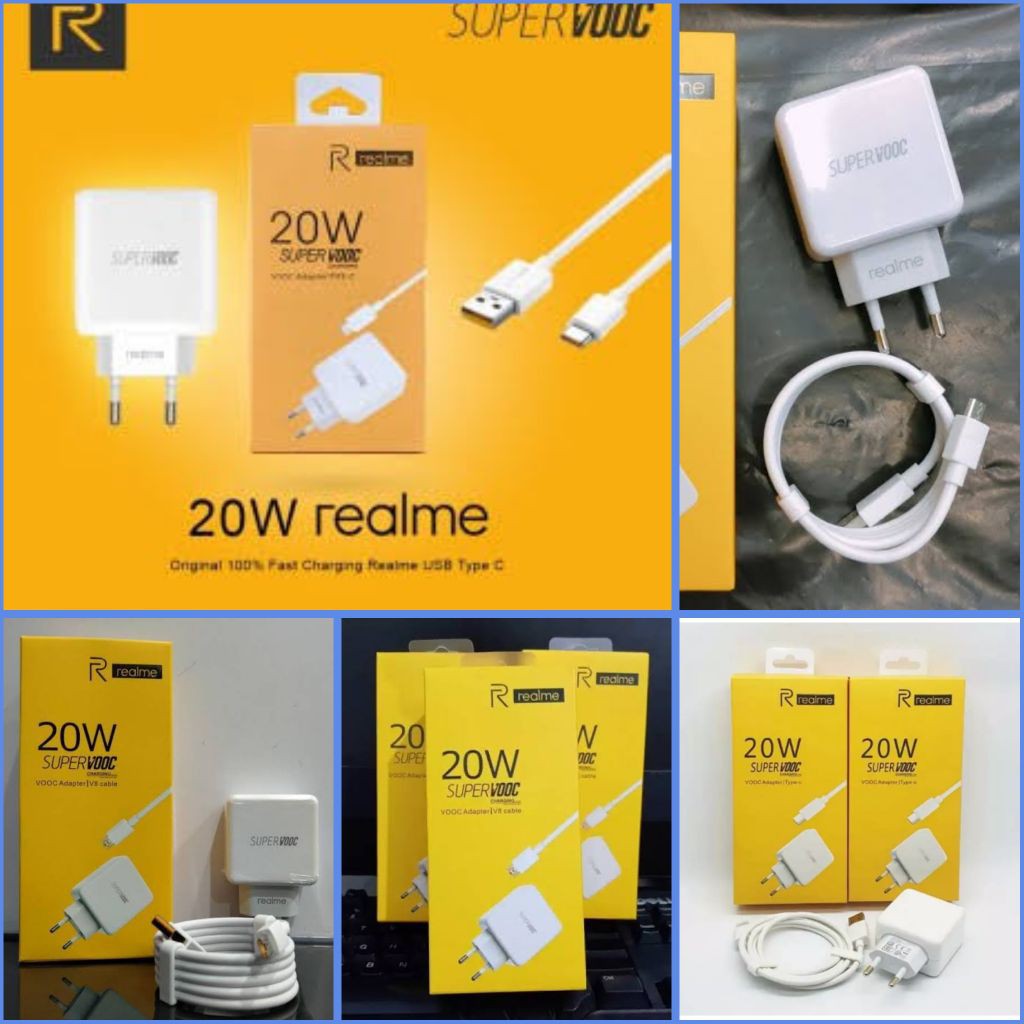 CHARGER VOOC REALME 20 WATT PALING MURAH