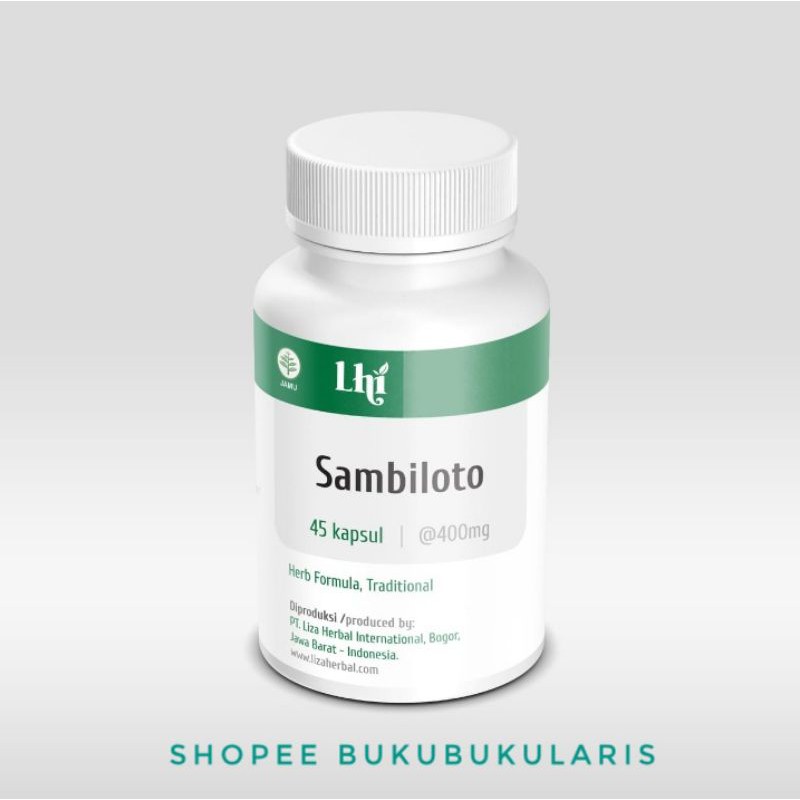 Jual Kapsul Herbal Sambiloto Original Lhi Isi Kapsul Shopee Indonesia