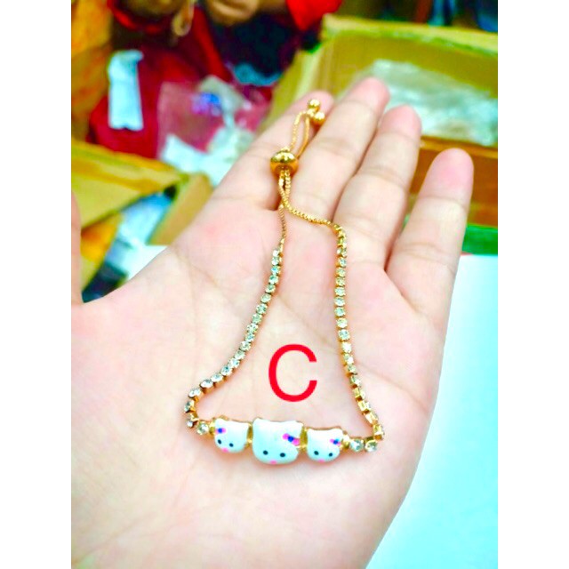 Gelang tangan wanita gelang serut bisa besar kecil lapis emas