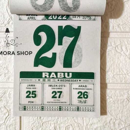 

Model baru - KALENDER HARIAN SOBEK UKURAN SEDANG TAHUN 2022 LOKAL CHINA JAWA >