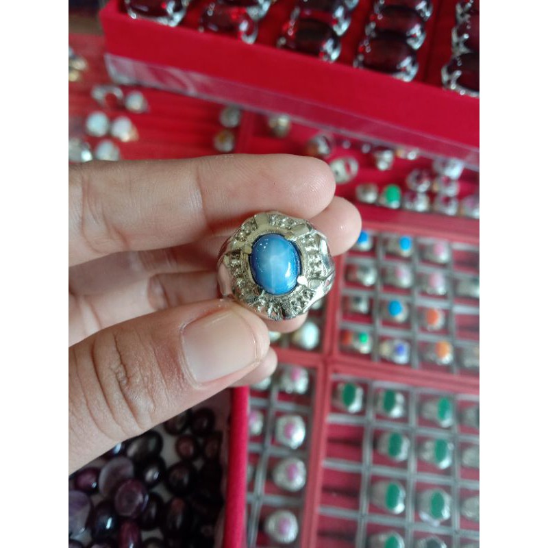 Natural blue star