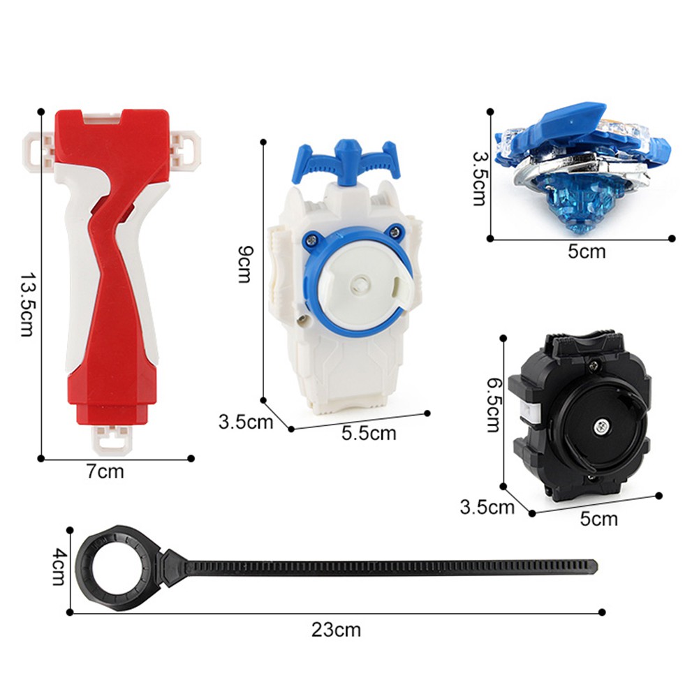 4in1 Mainan Gasing Beyblade Burst dengan Transmitter Peluncur untuk Anak