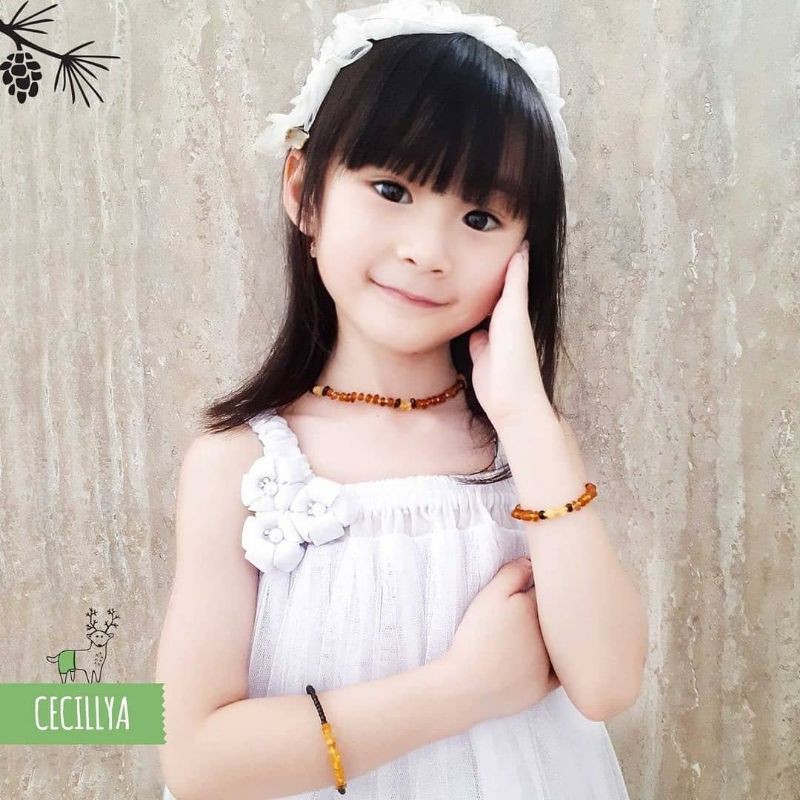 Amber Buddy - [Special edition] Kalung dan Gelang amber tumbuh gigi bayi, balita, anak