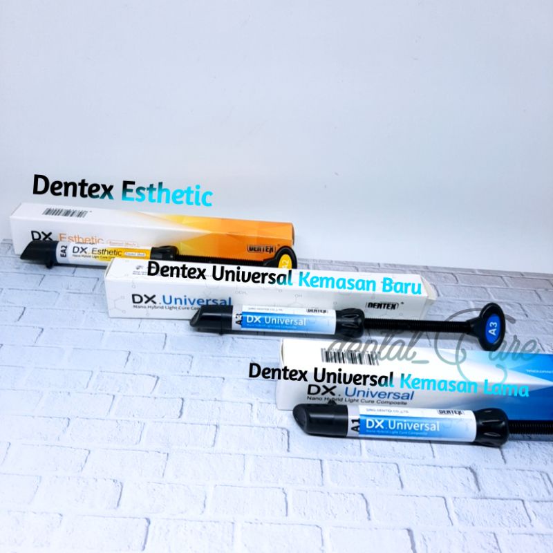 COMPOSITE DENTEX A1 / A2 / A3 KOMPOSITE TAMBAL GIGI COMPOSITE LEM BEHEL