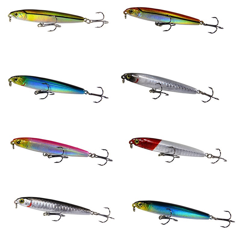 1PCS 18g/10cm Heavy Sinking Minnow Alat Pancing Murah Umpan Pancing Alat Pancing Umpan Mancing Plastic Bait Kail Pancing Umpan Ikan Umpan Mancing relix nusantara Umpan Pancing Buatan