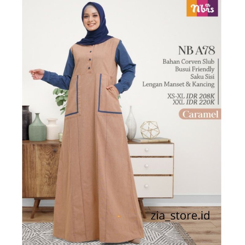 Gamis Dewasa Nibras Murah NB A78
