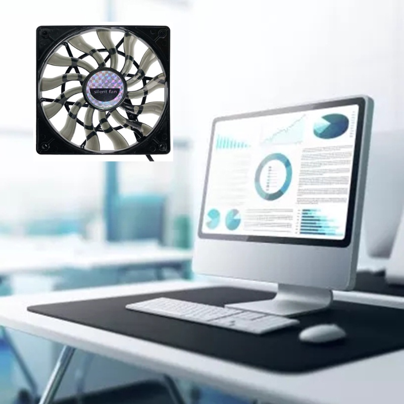 Bt CPU Cooler Silent PWM Radiator Kipas Pendingin Air 4Pin Low Profile Untuk Desktop PC