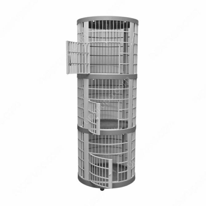 Cavea Kandang Kucing Tower - Abu-Abu Auyudewia