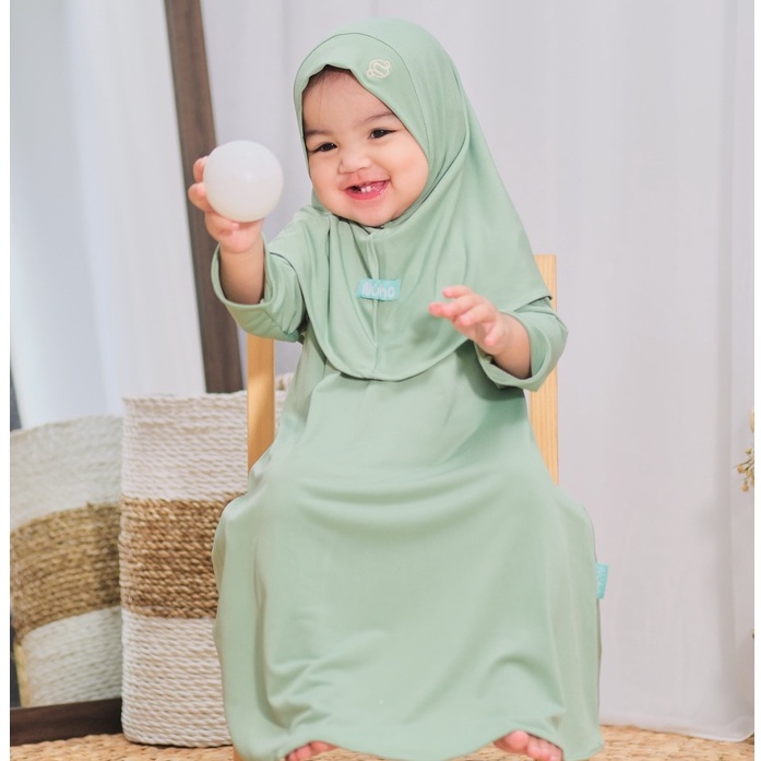 HONEYBLOSSOM gamis anak bayi lucu / gamis bayi perempuan polos nuha