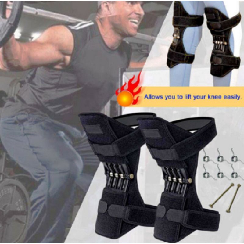 KNEE BRACE SUPPORT BOOSTER SPRING PENAHAN BEBAN LUTUT