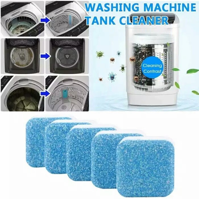 TABLET PEMBERSIH MESIN CUCI PENGHILANG BAU DEEP CLEANING WASHING ANTI BAKTERI PENGHILANG KUMAN U52