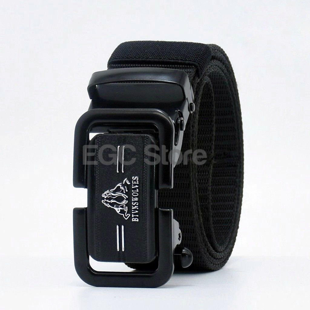 PROMO BEST SELLER ! IKAT PINGGANG PRIA/SABUK PRIA/BELT NYLON CANVAS KEPALA BESI - MC-CCA-40