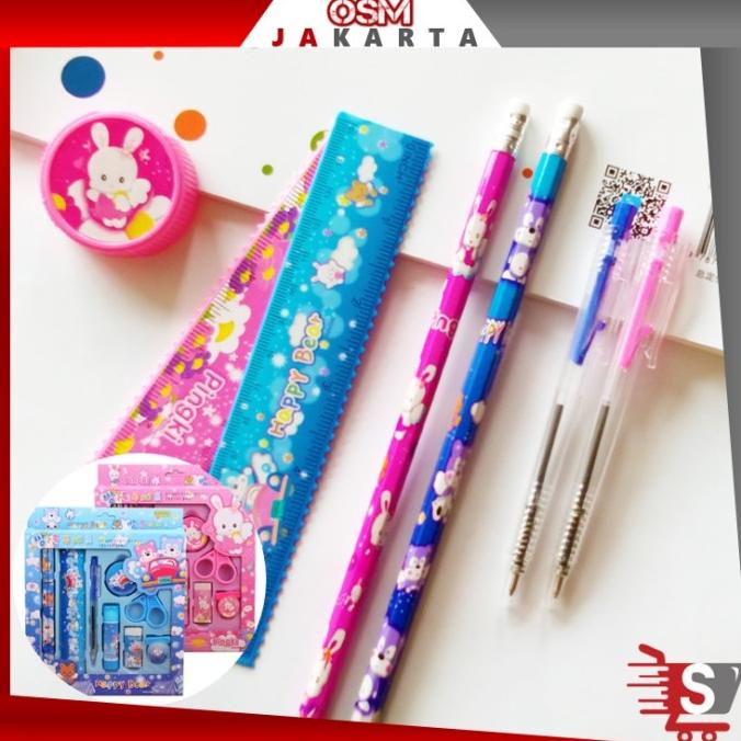

OSM JKT S5315 Stationary Set / Alat Tulis Sekolah Anak Set 9 IN 1 /