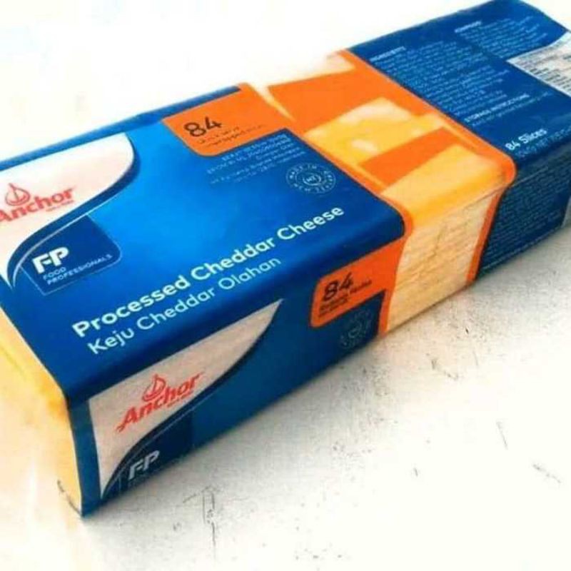 

ANCHOR Red Cheddar Slice isi 10 Repack