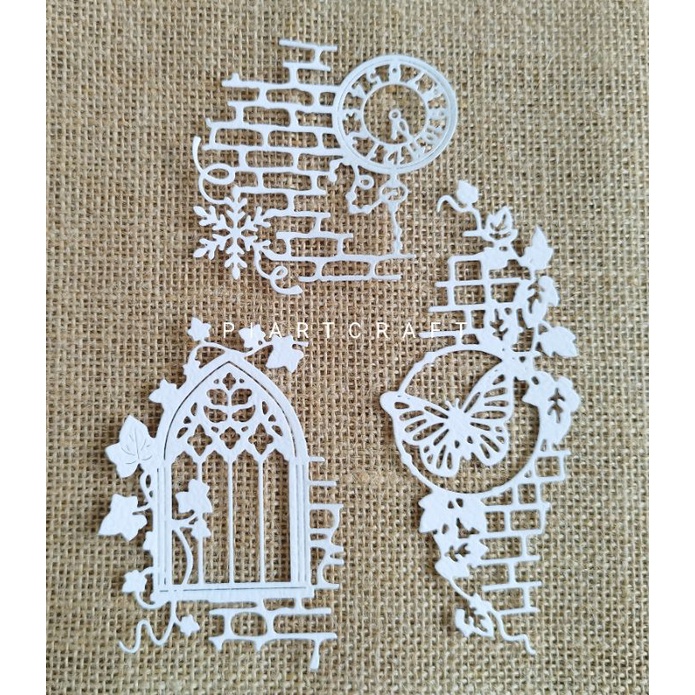 

Frame Vintage - Dies cut / cut dies DIY scrapbook / vintage journal / diary / album
