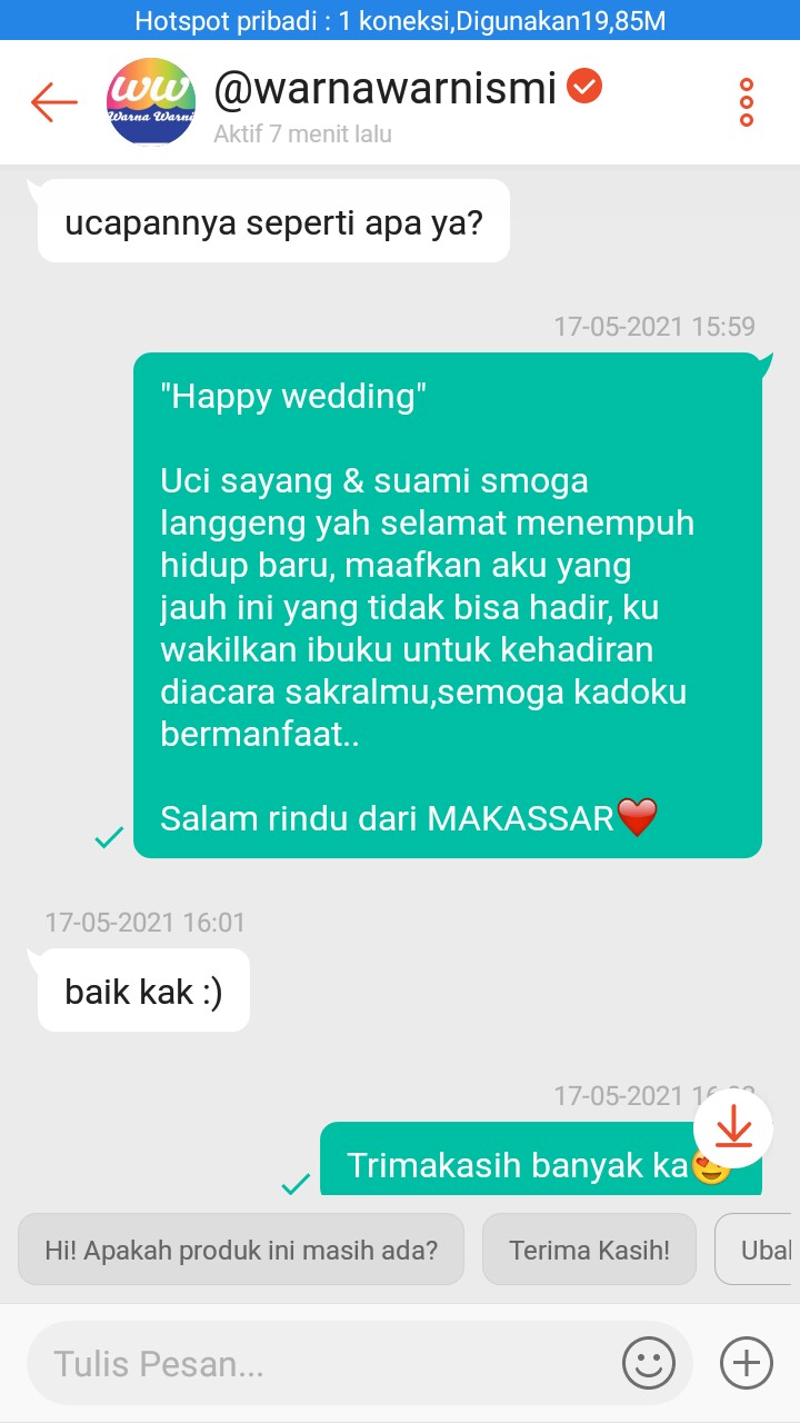 Ww Jasa Bungkus Kado Untuk Sprei / Bed Cover