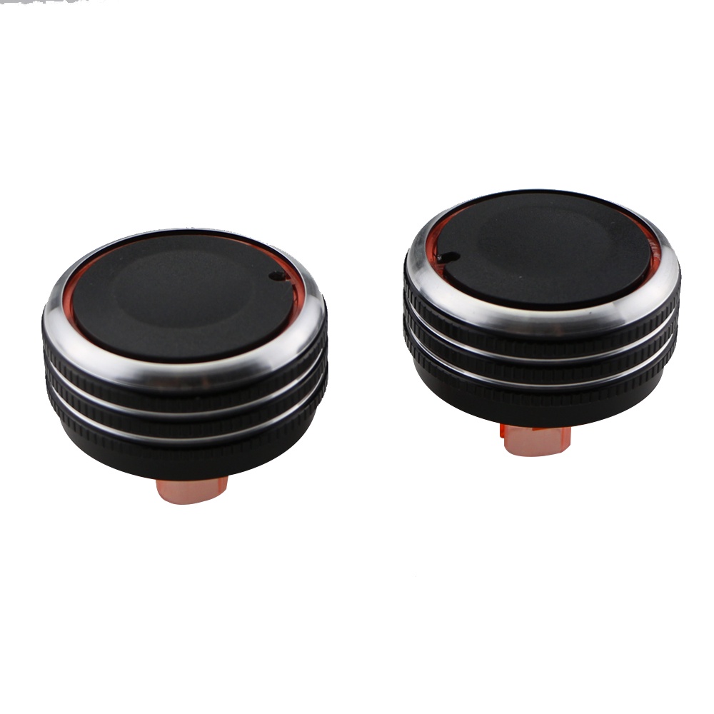 2pcs / set Knob Saklar Kontrol AC Mobil Untuk Hyundai Solaris 2017-2021 Kia Rio K2 KX Cross