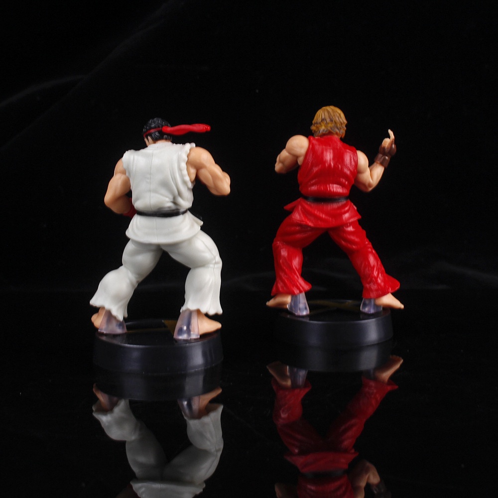 Mainan Boneka Action Figure Model Anime Ken Masters Hoshi Ryu Street Fighter Bahan PVC Ukuran 10cm Untuk Dekorasi