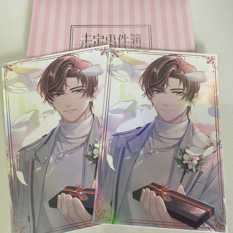 official cafe merch tears of themis artem zuoran holo postcard set