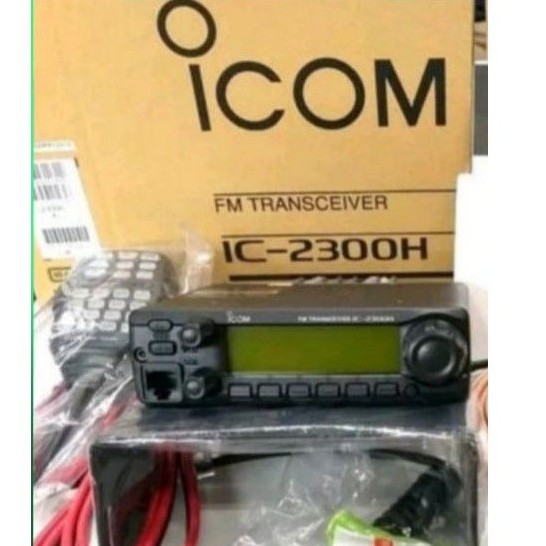 PAKET RADIO RIG ICOM IC-2300H PLUS ANTENA LARSEN PO.150 BREKET KABEL TEPLON