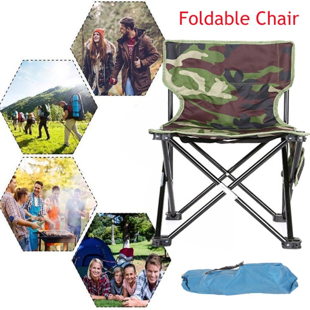 AEF Kursi Lipat Portable Memancing Outdoor Chair 33x33x53CM AAN147 Camouflage