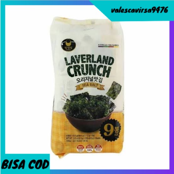 

⭐BISA COD⭐ Rumput laut laverland crunch