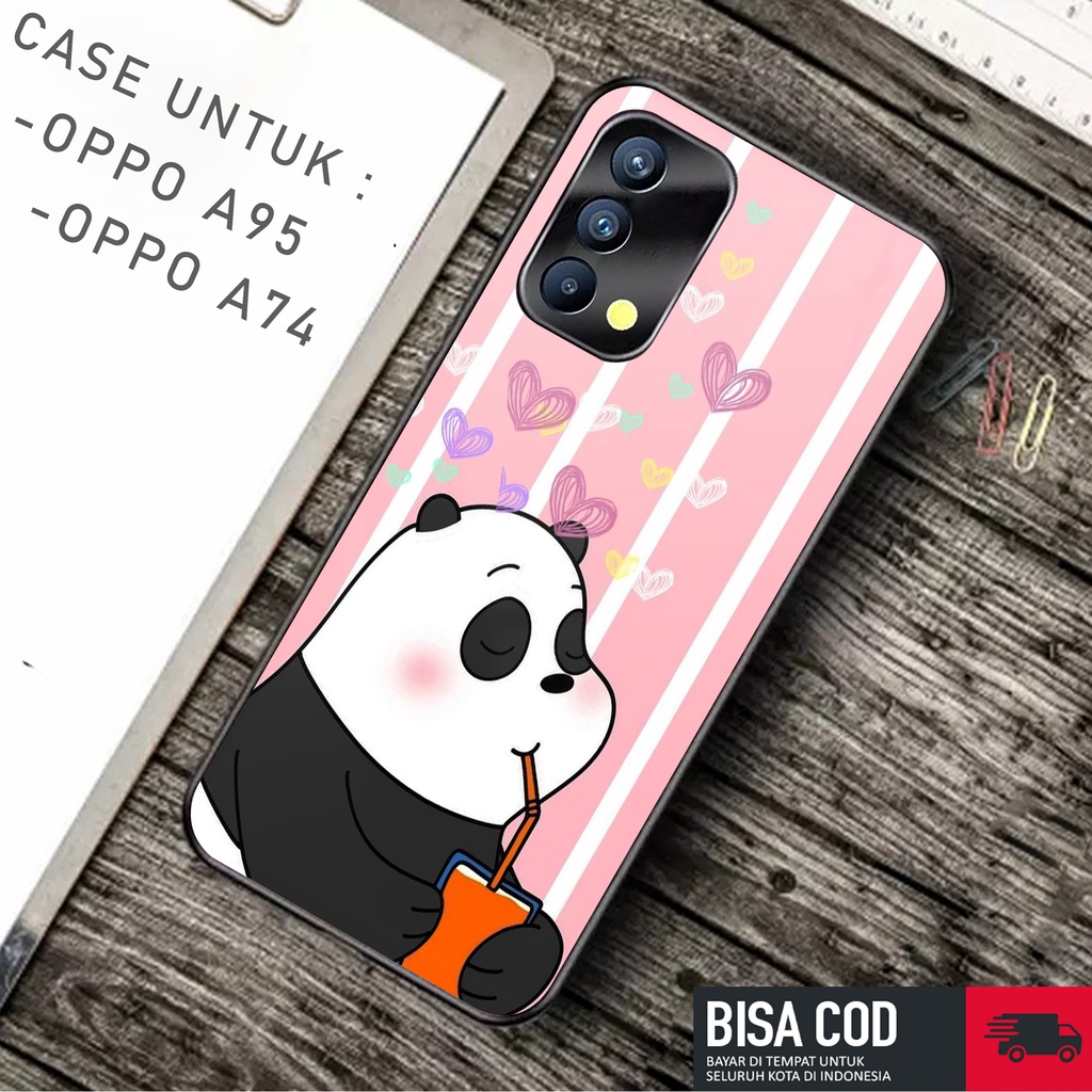 Case OPPO A95 4G/A74 4G  - Casing  OPPO A95 4G/A74 4G [ BEAR ] Silikon OPPO A95 4G/A74 4G  - Case Hp