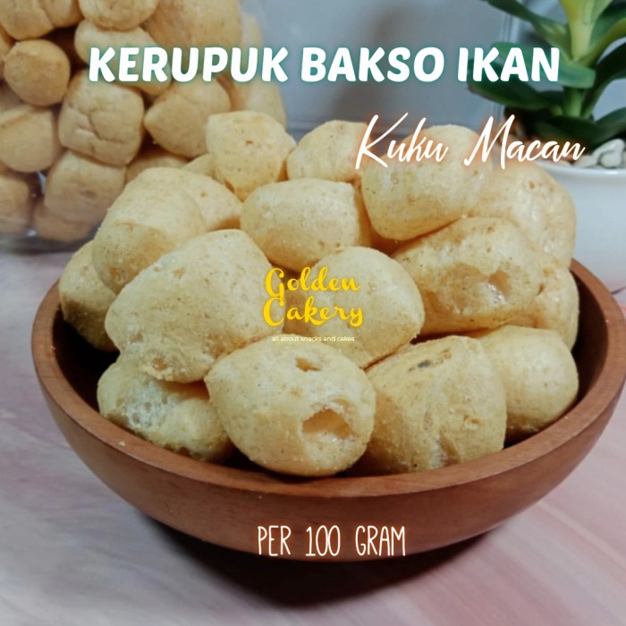 

Q124521 Kerupuk Krupuk Baso Bakso Ikan Terlaris 100Gram Dw501Sqs