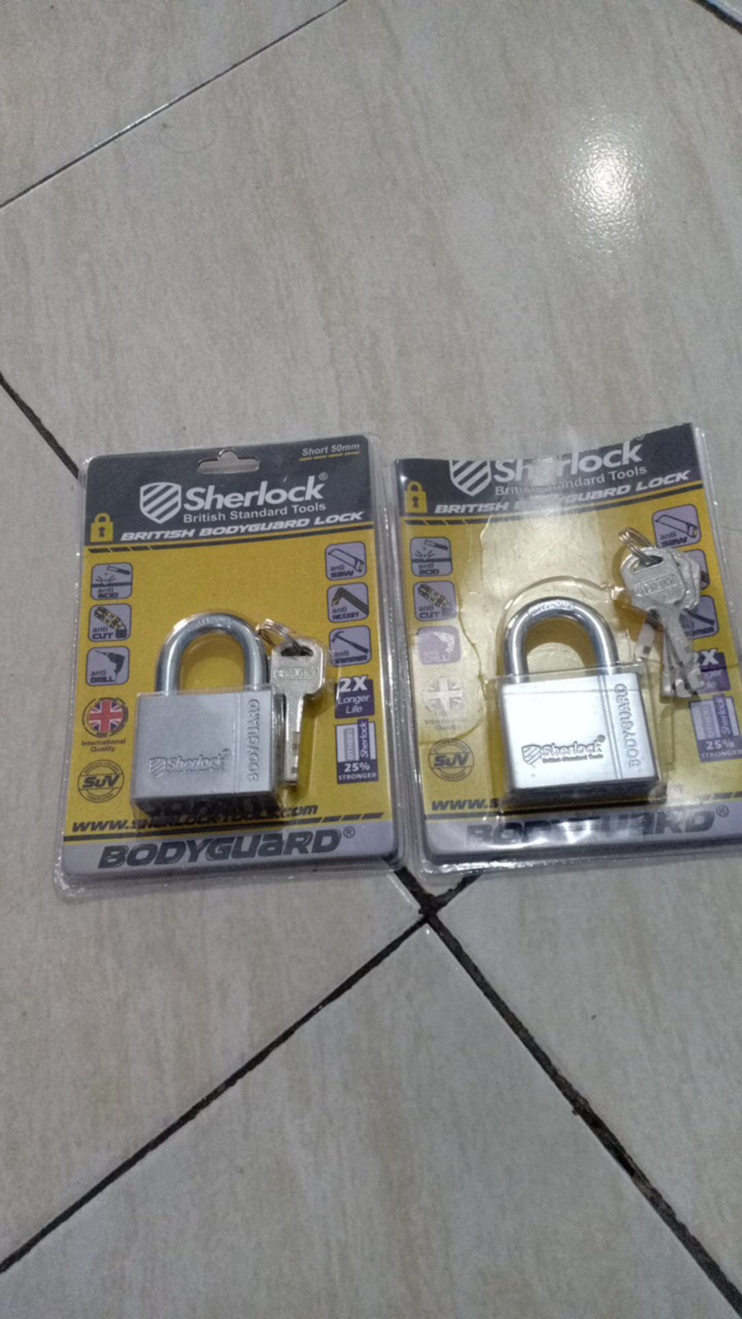 Gembok Anti Cairan Setan Anticut 50mm Pendek Sherlock