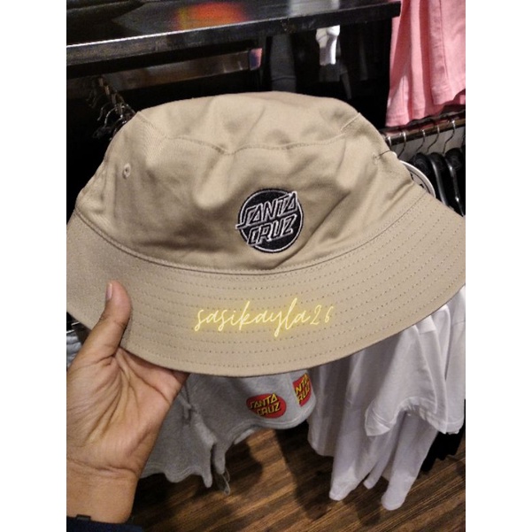 SANTA CRUZ BUCKET HAT ORIGINAL BROWN