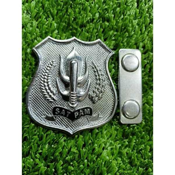 pin lencana kewenangan security magnet
