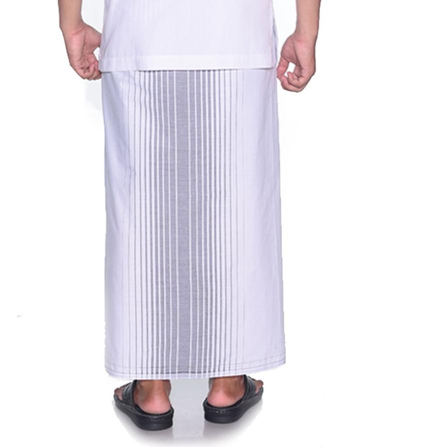 COD-SR-1288|Sarung ATLAS Premium 750 Original Putih Polos