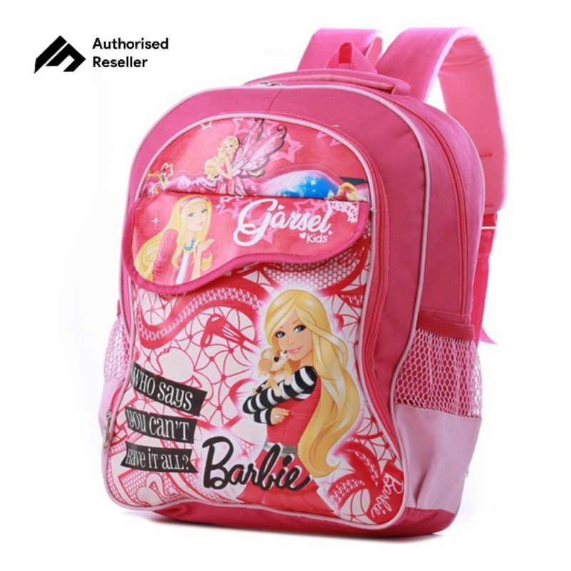 TERMURAH RANSEL ANAK PEREMPUAN GARSEL FAM 6507 - TAS ANAK SEKOLAH BARBIE