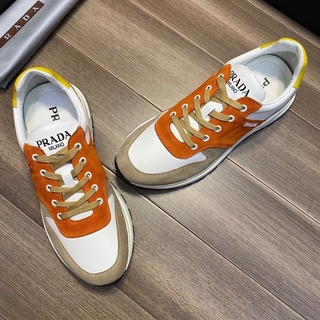 prada platform white sneakers