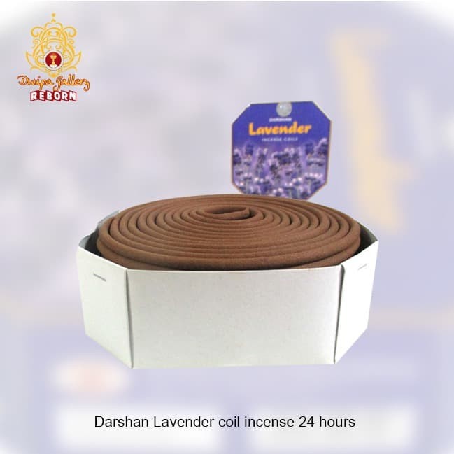 Dupa/ Hio Lingkar Wangi Harum &quot;Darshan&quot; Lavender Coil Incense 24 hours